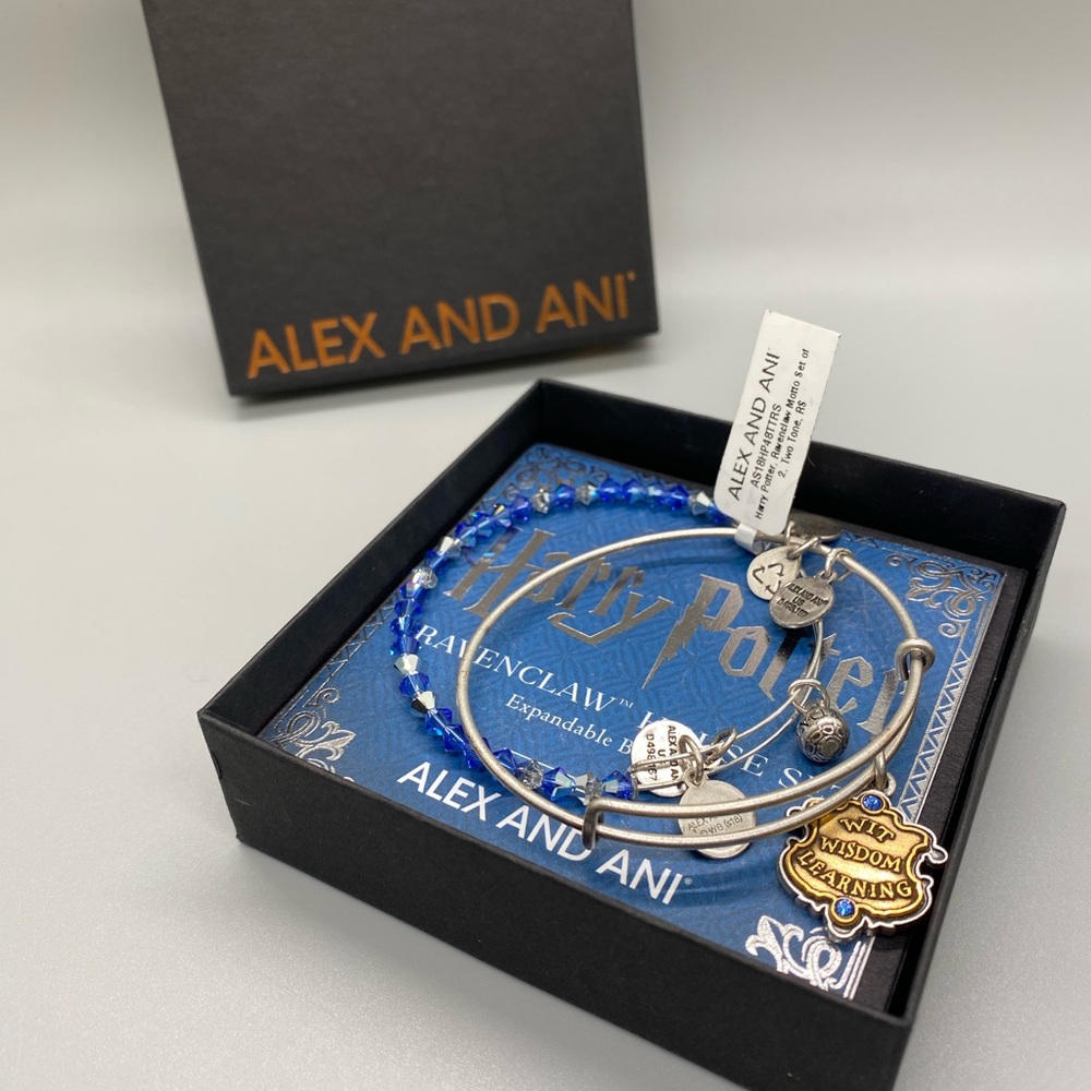 Alex and Ani Bracelet Harry Potter Ravenclaw House Two (2) Set